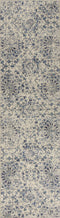 Rugs Kitchen Runner Rugs - 2'2" x 7'10" Runner Polypropylene Ivory/Blue Area Rug HomeRoots