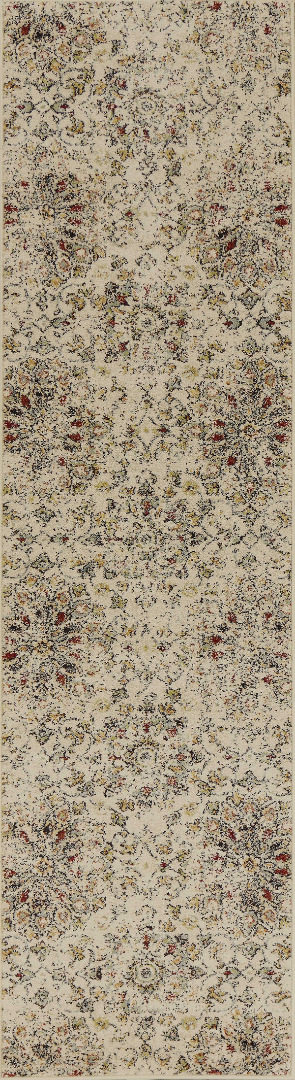 Rugs Kitchen Runner Rugs 2'2" x 7'10" Runner Polypropylene Sand Area Rug 3774 HomeRoots