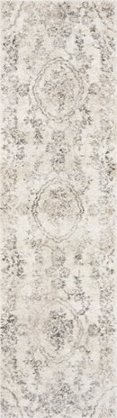 Rugs Kitchen Runner Rugs - 2'2" x 7'6" Runner Polypropylene Grey Area Rug HomeRoots