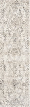 Rugs Kitchen Runner Rugs - 2'2" x 7'6" Runner Polypropylene Grey Area Rug HomeRoots
