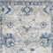 Rugs Kitchen Runner Rugs - 2'2" x 7'6" Runner Polypropylene Grey/Blue Area Rug HomeRoots