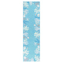 Rugs Kitchen Runner Rugs - 2' x 7'6" Runner Polyester Sea Blue Area Rug HomeRoots