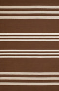 Rugs Large Area Rugs 60" x 90" x 0.3" Chocolate Polypropylene Area Rug 834 HomeRoots