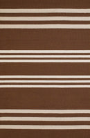 Rugs Large Area Rugs 60" x 90" x 0.3" Chocolate Polypropylene Area Rug 834 HomeRoots