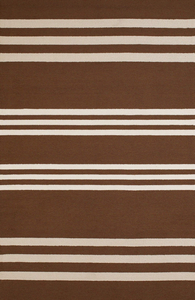 Rugs Large Area Rugs 60" x 90" x 0.3" Chocolate Polypropylene Area Rug 834 HomeRoots