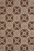 Rugs Large Area Rugs - 60" x 90" x 0.3" Chocolate Polypropylene Area Rug HomeRoots