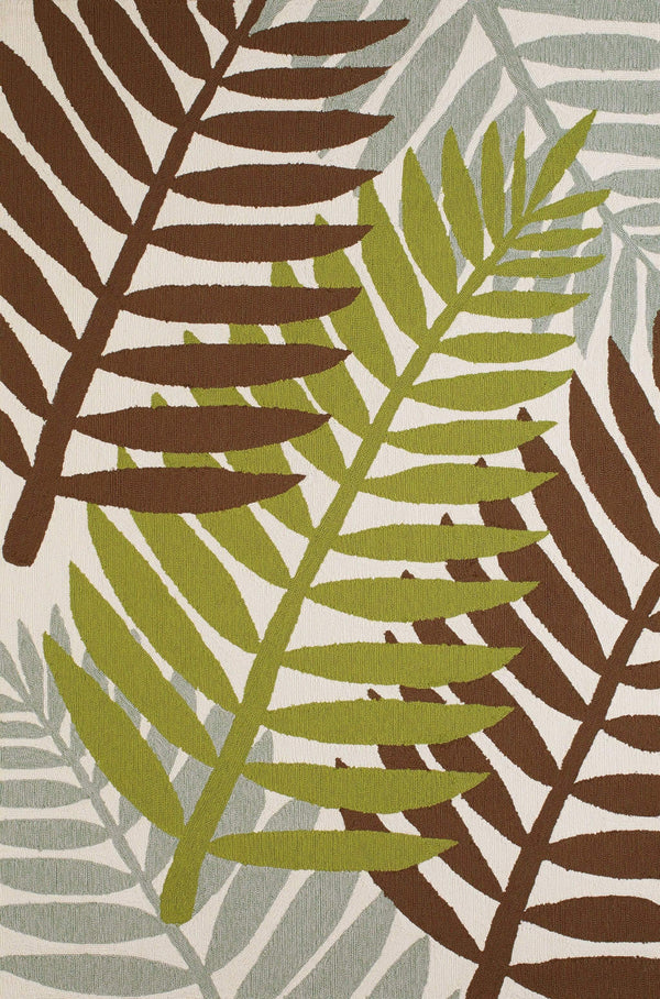 Rugs Large Area Rugs - 60" x 90" x 0.3" x 0.3" Lime Polypropylene Area Rug HomeRoots