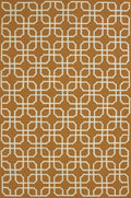 Rugs Large Area Rugs - 94" x 118" x 0.47" Cinnamon Olefin Oversize Rug HomeRoots