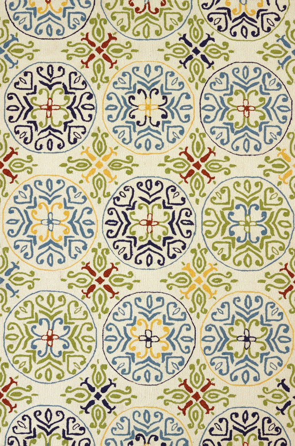 Rugs Large Area Rugs - 94" x 118" x 0.47" Multi Olefin Oversize Rug HomeRoots