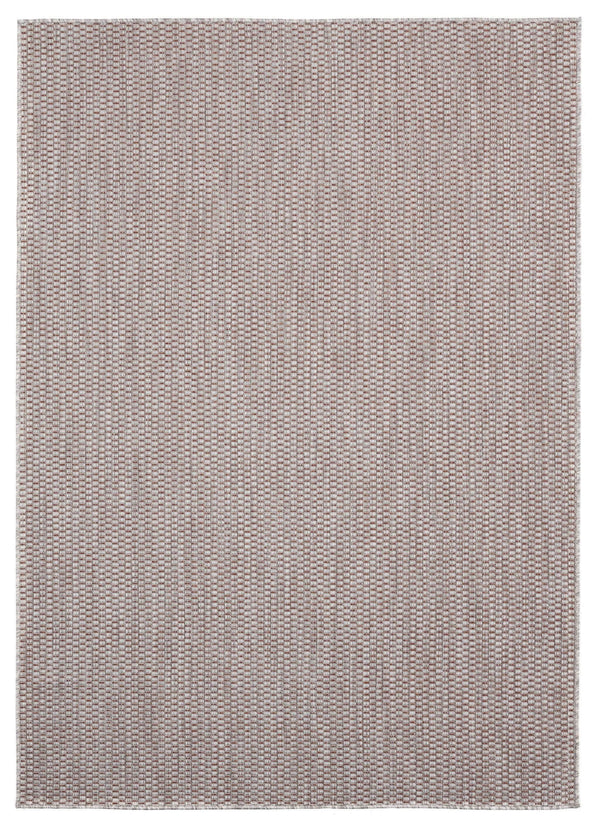 Rugs Large Area Rugs 94" x 126" x 0.04" Terracotta Polypropylene Oversize Rug 6914 HomeRoots