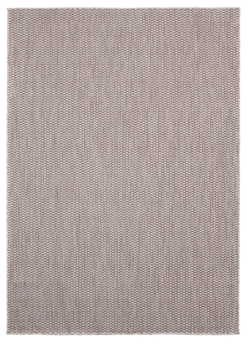 Rugs Large Area Rugs 94" x 126" x 0.04" Terracotta Polypropylene Oversize Rug 6914 HomeRoots
