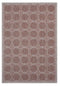 Rugs Large Area Rugs 94" x 126" x 0.04" Terracotta Polypropylene Oversize Rug 6922 HomeRoots