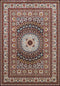Rugs Large Area Rugs 94" x 126" x 0.39" Ruby Polyester Oversize Rug 6740 HomeRoots