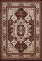 Rugs Large Area Rugs 94" x 126" x 0.39" Ruby Polyester Oversize Rug 6752 HomeRoots