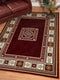 Rugs Large Area Rugs - 94" x 126" x 0.39" Ruby Polyester Oversize Rug HomeRoots