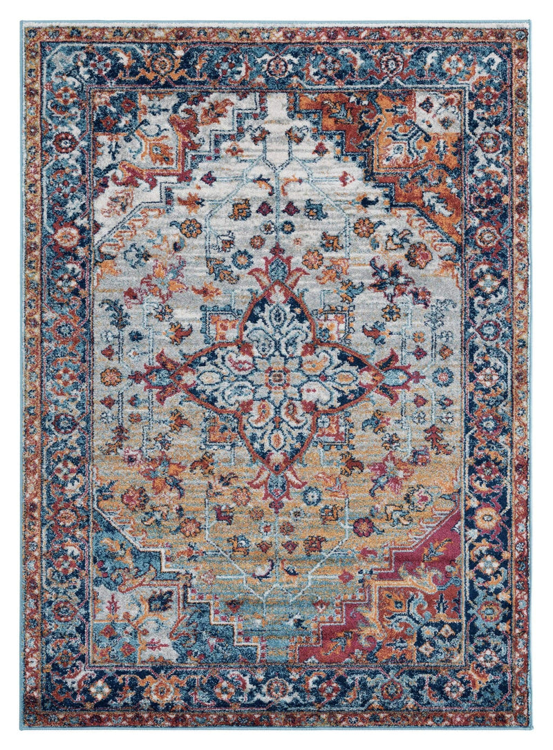 Rugs Large Area Rugs - 94" x 126" x 0.4" Multi Olefin Oversize Rug HomeRoots