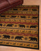 Rugs Large Area Rugs - 94" x 126" x 0.4" Multi Polypropylene Nordic Bear Oversize Rug HomeRoots