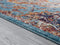 Rugs Large Area Rugs - 94" x 126" x 0.4" Turquoise Olefin Oversize Rug HomeRoots