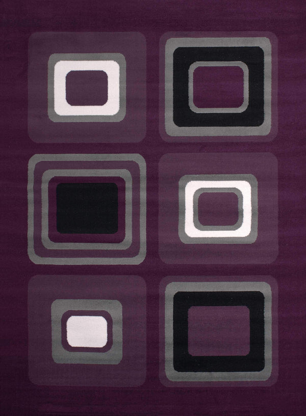 Rugs Large Area Rugs Cheap - 94" x 126" x 0.31" Lilac Polypropylene Oversize Rug HomeRoots