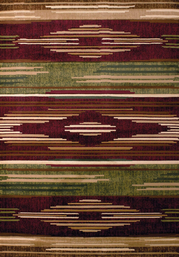 Rugs Large Area Rugs Cheap 94" x 126" x 0.47" Burgundy Polypropylene Oversize Rug 8525 HomeRoots