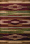 Rugs Large Area Rugs Cheap 94" x 126" x 0.47" Burgundy Polypropylene Oversize Rug 8525 HomeRoots