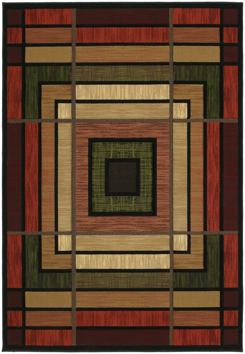 Rugs Large Area Rugs Cheap 94" x 126" x 0.47" Terracotta Polypropylene Oversize Rug 8490 HomeRoots