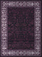 Rugs Large Living Room Rugs 94" x 126" x 0.31" Plum Polypropylene Oversize Rug 8829 HomeRoots