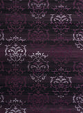Rugs Large Living Room Rugs 94" x 126" x 0.31" Plum Polypropylene Oversize Rug 8849 HomeRoots