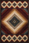 Rugs Large Living Room Rugs - 94" x 126" x 0.45" Crimson Polypropylene Oversize Rug HomeRoots