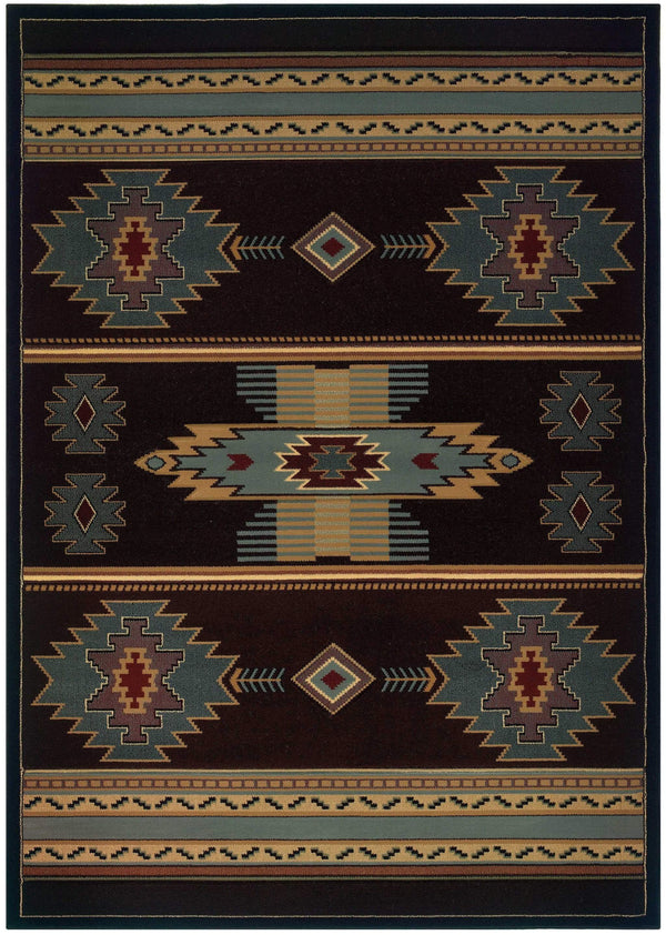 Rugs Large Living Room Rugs 94" x 126" x 0.47" Smoke Blue Polypropylene Oversize Rug 8950 HomeRoots