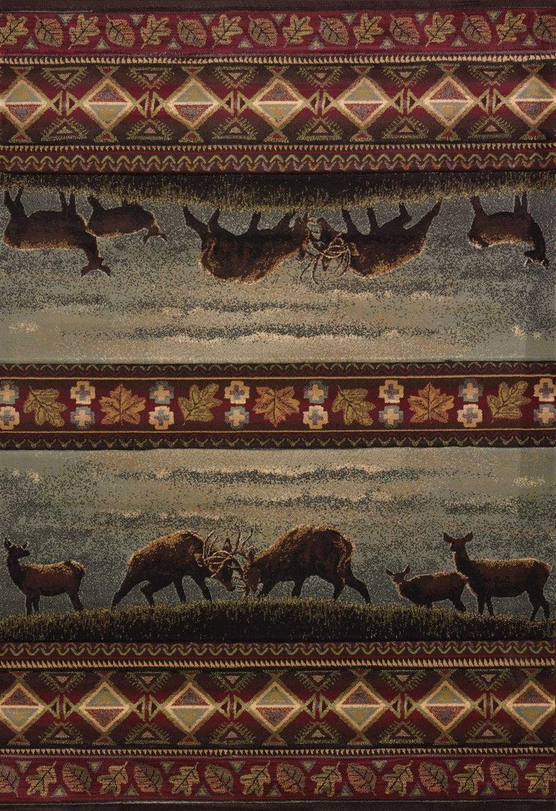 Rugs Large Living Room Rugs 94" x 126" x 0.47" Smoke Blue Polypropylene Oversize Rug 8980 HomeRoots