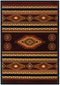 Rugs Large Living Room Rugs 94" x 126" x 0.47" Terracotta Polypropylene Oversize Rug 8960 HomeRoots