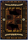 Rugs Large Living Room Rugs 94" x 126" x 0.47" Terracotta Polypropylene Oversize Rug 9070 HomeRoots