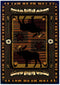Rugs Large Living Room Rugs 94" x 126" x 0.47" Terracotta Polypropylene Oversize Rug 9070 HomeRoots