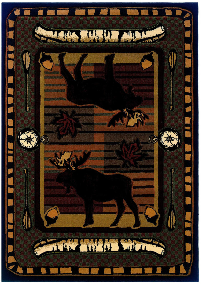 Rugs Large Living Room Rugs 94" x 126" x 0.47" Terracotta Polypropylene Oversize Rug 9070 HomeRoots