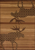 Rugs Large Living Room Rugs 94" x 126" x 0.47" Toffee Polypropylene Oversize Rug 8970 HomeRoots