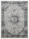 Rugs Large Rugs 94" x 126" x 0.31" Onyx Olefin Oversize Rug 8246 HomeRoots