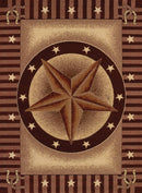 Rugs Large Rugs 94" x 126" x 0.4" Auburn Polypropylene Oversize Rug 8177 HomeRoots