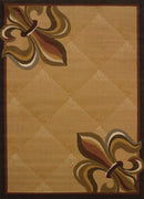 Rugs Large Rugs 94" x 126" x 0.4" Berber Polypropylene Oversize Rug 8189 HomeRoots