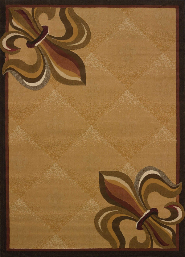 Rugs Large Rugs 94" x 126" x 0.4" Berber Polypropylene Oversize Rug 8189 HomeRoots