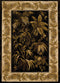 Rugs Large Rugs 94" x 126" x 0.4" Black Polypropylene Oversize Rug 8113 HomeRoots