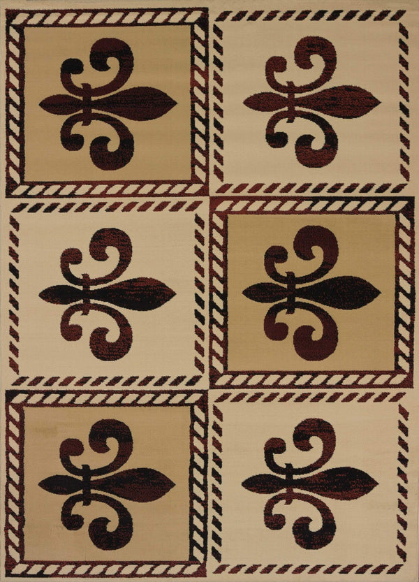 Rugs Large Rugs 94" x 126" x 0.4" Linen Polypropylene Oversize Rug 8193 HomeRoots