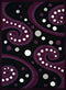 Rugs Large Rugs 94" x 126" x 0.4" Plum Olefin Oversize Rug 7660 HomeRoots