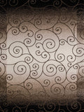 Rugs Large Rugs - 94" x 126" x 0.4" Shiitake Polypropylene Oversize Rug HomeRoots