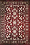 Rugs Large Rugs - 94" x 126" x 0.43" Garnet Polypropylene/Polyester Oversize Rug HomeRoots