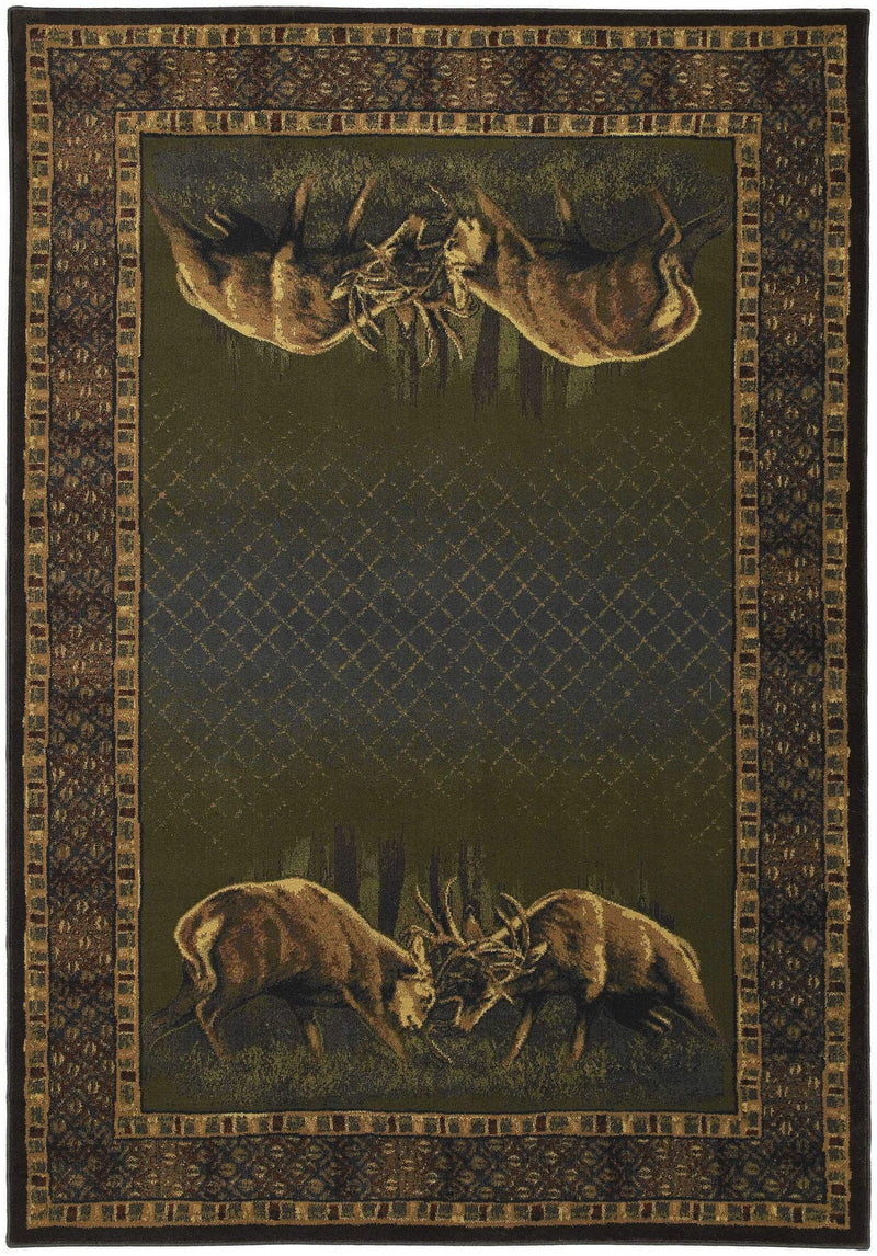 Rugs Large Rugs - 94" x 126" x 0.45" Hunter Polypropylene Oversize Rug HomeRoots