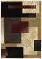 Rugs Large Rugs 94" x 126" x 0.47" Burgundy Polypropylene Oversize Rug 8356 HomeRoots