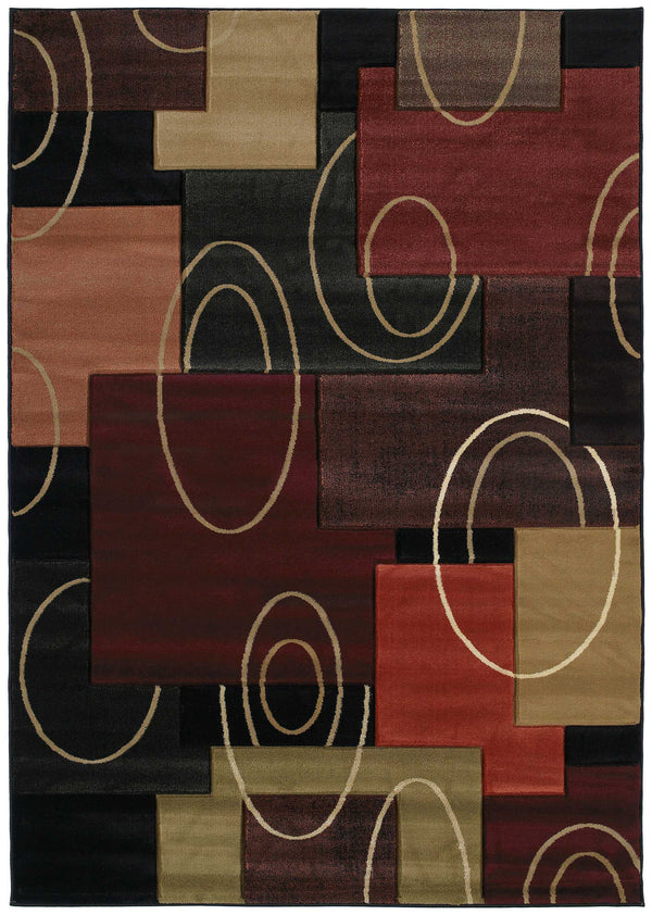 Rugs Large Rugs - 94" x 126" x 0.47" Onyx Polypropylene Oversize Rug HomeRoots