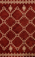 Rugs Large Rugs - 94" x 126" x 0.79" Cherrystone Polyester Oversize Rug HomeRoots