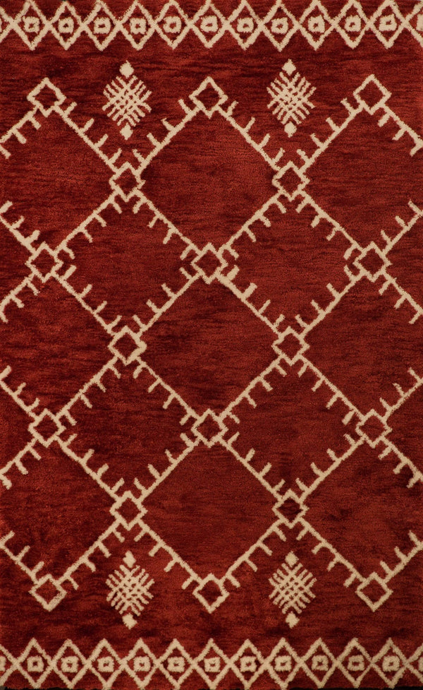 Rugs Large Rugs - 94" x 126" x 0.79" Cherrystone Polyester Oversize Rug HomeRoots
